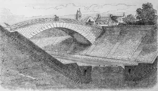 Demiryolu için bir dilim kesiyorum, Bay Edouard Charton 1870 'e kadar resim dükkanı.