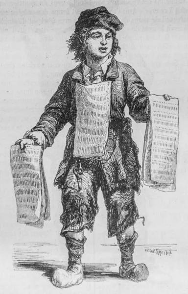 1774 Epingles tüccarı, M. Edouard Charton 1870 'in resimli dergisi.