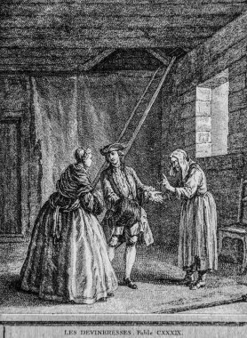 Les Devineresses, Fables de la Fontaine, Publisher Talan, Dier 1904, Çizim J.B.oudry