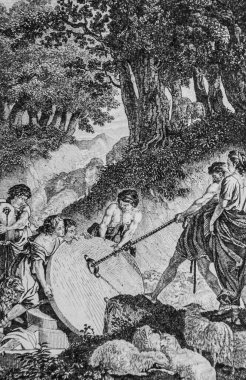 Jacob Laban 'da, Antik Ahit' te, Maistre de Sacy 'nin İncil' i, Yayımcı Guiraudet ve Jouaust 1836