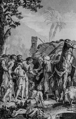 Yusuf 'u kardeşleri, eski irade, İncil' i Sacy 'nin ustası, Yayıncı Guiraudet ve Jouaust 1836