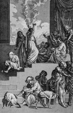 Ülserler, Antik Ahit, Sacy Ustası 'nın İncil' i, Yayımcı Guiraudet ve Jouaust 1836