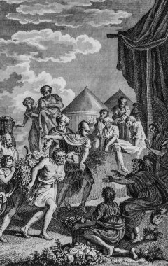 Kıskançlıkların Dönüşü, Eski Ahit, Sacy Ustası, Yayıncı Guiraudet ve Jouaust 1836 'nın İncil' i.