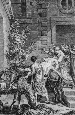 Levite 'in karısı, Antik Ahit, Maistre de Sacy' nin İncil 'i, Yayımcı Guiraudet ve Jouaust 1836