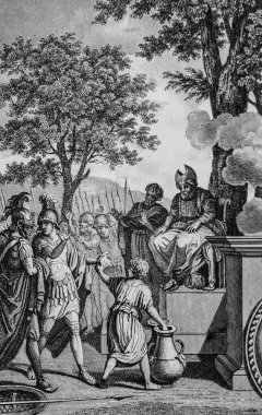 Kader Jonathas 'a, Antik Ahit' e Maistre de Sacy 'nin İncil' ine, Yayımcı Guiraudet 'e ve Jouaust 1836' ya düşüyor.