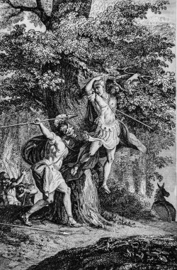 Absalon 'un Ölümü, Antik Ahit, Sacy' nin Efendisi tarafından İncil, Yayımcı Guiraudet ve Jouaust 1836