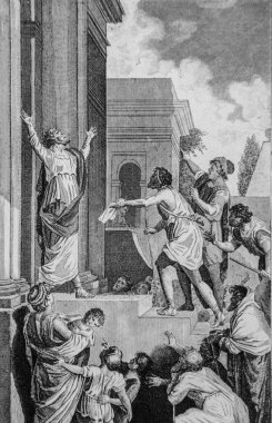 Josaphat birkaç düşmanın saldırısına uğradı, Antik Ahit, Maistre de Sacy 'nin İncil' i, Yayımcı Guiraudet ve Jouaust 1836