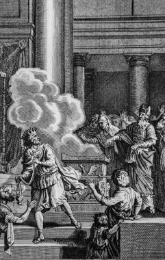 Ozias cüzzamlı, eski irade, Sacy 'nin ustası, Yayımcı Guiraudet ve Jouaust 1836 tarafından İncil' den kiralanır.