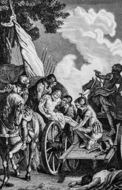 Joseas, Antik Ahit 'te Maistre de Sacy' nin İncil 'inde, Yayımcı Guiraudet ve Jouaust 1836' da bir kavgada öldürüyor.