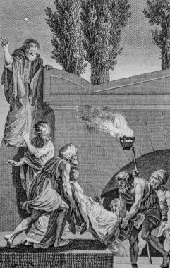 Tobie kardeşlerine yardım ediyor, eski irade, Sacy 'nin ustası, Yayıncı Guiraudet ve Jouaust 1836' nın İncil 'i.