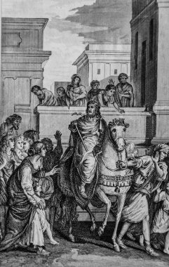 Aman, Mardochee 'yi, eski vasiyetnamesini, Sacy Ustası, Yayıncı Guiraudet ve Jouaust 1836' nın İncil 'ini onurlandırmak zorundadır.