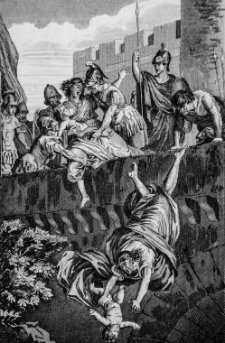 Sacy Ustası, Yayıncı Guiraudet ve Jouaust 1836 'nın İncil' i olan çocuklarını sünnet ettikleri için iki kadın idam cezasına çarptırıldı.