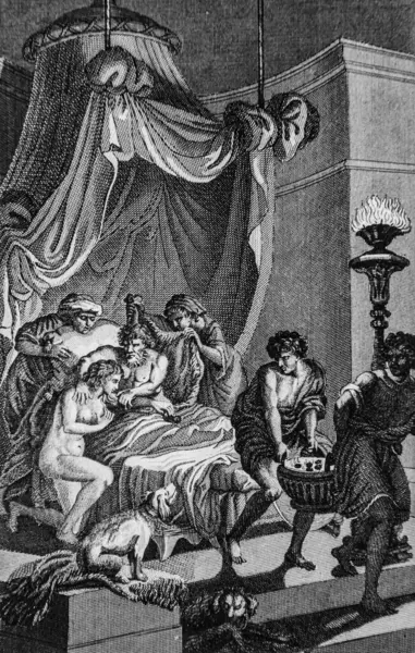 Abisag, David 'i, Eski Ahit' i, Maistre de Sacy 'nin İncil' ini, Yayımcı Guiraudet 'i ve Jouaust 1836' yı ısıtmak için seçildi.