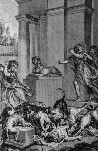 Jesabel köpekleri, Antik Ahit 'i, Sacy Ustası' nın İncil 'ini, Yayımcı Guiraudet' i ve Jouaust 1836 'yı yer.