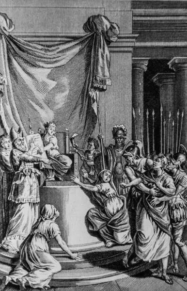 Athalie, Oceozias 'ın, Antik Ahit' in, Maistre de Sacy 'nin İncil' inin, Yayımcı Guiraudet 'in ve Jouaust 1836' nın çocuklarını öldürdü.