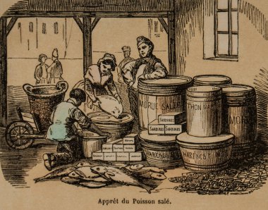 Masa balığı, okul çocukları için popüler betimleme, editör Ernest Meyer 1900