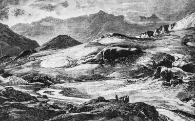 Saint Gothard, Dumont 'un yüzyılın en büyük eseri, Baskı Hachette 1895