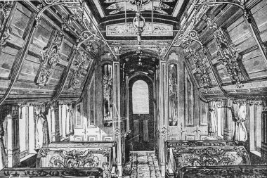 Pasifik demiryolu vagonu, yüzyılın en büyük eseri Dumont, Hachette Edition 1895