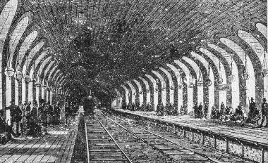 Londra Metropolitan Demiryolu, Dumont 'un yüzyılın en büyük eseri, Baskı Hachette 1895