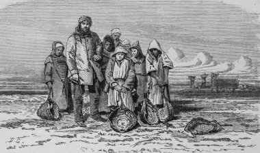 Süveyş Kanalı 'nın Terassiers işçileri başlık üzerinde çalışıyorlar, Dumont' un yüzyılın en önemli çalışması, Hachette Baskısı 1895