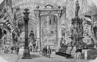 exposition universelle de 1855, les grands travaux du siecle par dumont,edition hachette 1895