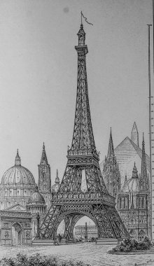 Eiffel Tour, Dumont 'un yüzyılın en önemli eserleri, Hachette Edition 1895