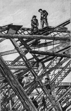 Eiffel Tour, Dumont 'un yüzyılın en önemli eserleri, Hachette Edition 1895