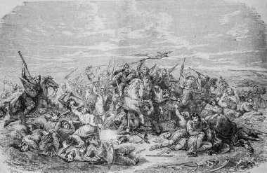 Hastings Savaşı 1010-1075, Fransa Popüler Tarihi Henri Martin, Editör Furne 1860