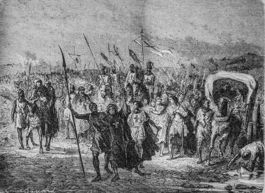 Le Depart des Croises 1073-1099, Fransa Popüler Tarihi Henri Martin, Editör Furne 1860