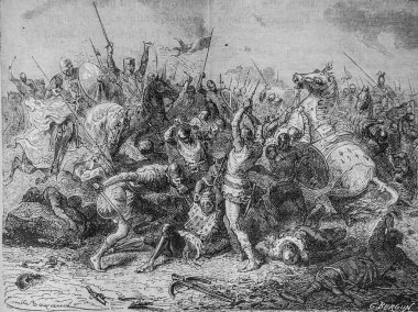 Bouvines Muharebesi 1180-1223, Fransa Halk Tarihi Henri Martin, Editör Furne 1860