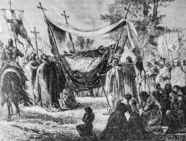 Saint Louis 'in Cenazesi 1226-1270, Fransa Popüler Tarihi Henri Martin, Editör Furne 1860