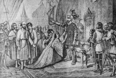 Calais 'in burjuvası 1328-1340, Fransa' nın popüler tarihi Henri Martin, editör Furne 1860