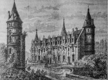 Le Chateau de Josselin 1328-1340, Fransa Popüler Tarihi Henri Martin, Yayımcı Furne 1860