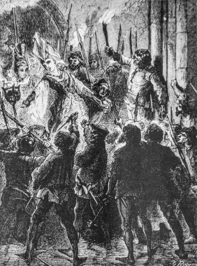 The Cabochians at the Hotel Saint-Pol1380-1415, Henri Martin 'in popüler Frrance tarihi, editör Furne 1860