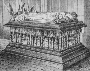 Jean Sans-Du 'nun Mezarı, Fransa' nın Popüler Tarihi Henri Martin, Editör Furne 1860