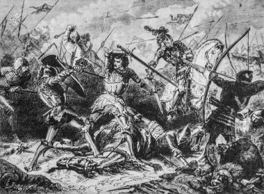 Azincourt Savaşı 1415-1434, Frrance 'ın popüler tarihi Henri Martin, Furne Yayımcısı 1860