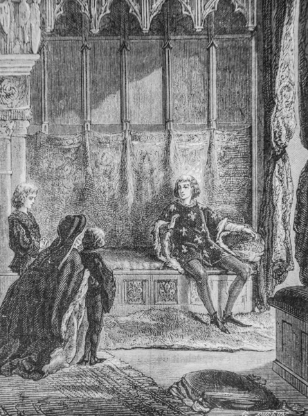 The Duchess of Orleans requests justice to Charles V I 1380-1451, popular history of frrance by Henri Martin, editor Furne 1860