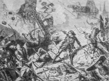 Jeanne d 'Arc, Paris 1415-1434, Henri Martin' in Popüler Fransa Tarihi, Editör Furne 1860 öncesinde yaralandı.