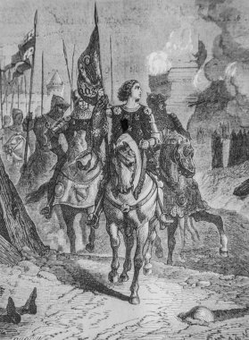 Jeanne, İngiliz Bastides önünde 1415-1434, Henri Martin 'in popüler tarihi, editör Furne 1860