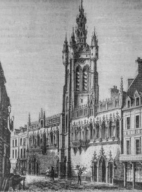BEFFROI DE DOUAI 1434-1493, Fransa Popüler Tarihi Henri Martin, Editör Furne 1860