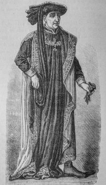 Philippe le Bon Duc de Bourgogne, Fransa 'nın popüler tarihi Henri Martin, Furne Publisher 1860