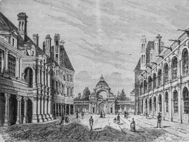 Chateau de Fontainebleau 1434-1490, Fransa Popüler Tarihi Henri Martin, Editör Furne 1860