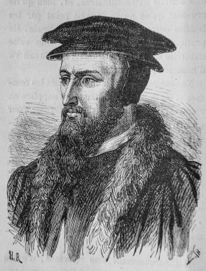 Calvin, Fransa 'nın Popüler Tarihi Yazan Henri Martin, Furne Publisher 1860