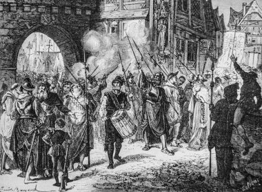 Lig geçidi, Fransa 'nın popüler tarihi Henri Martin, editör Furne 1860