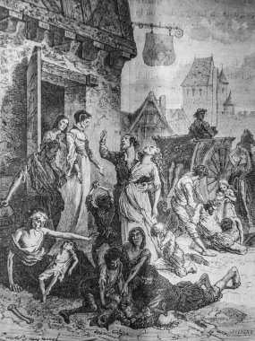 Kıtlık Paris 'te 1500-1600, Fransa' nın Popüler Tarihi Henri Martin, Editör Furne 1860