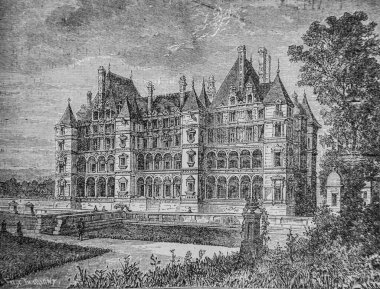 Eski Madrid Şatosu Bois de Boulogne 1500-1600, Henri Martin 'in popüler öyküsü, editör Furne 1860