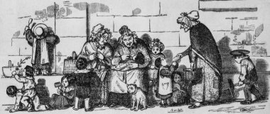 Les Petits Enfants, Table de Paris by Edmond Texier, Publisher Paulin and Le Chavalier 185