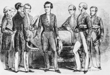 Senatörlerin kostümleri, Edmond Texier 'in Paris Masası, Yayıncı Paulin ve Le Chavalier 1853