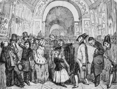 Royal Palace 'ın büyük merdiveni, Edmond Texier' in Paris Masası, Yayıncı Paulin ve Le Chavalier 1853