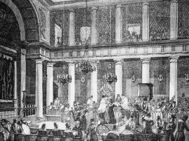 Sinagog, Paris Masası Yazan Edmond Texier, Yayıncı Paulin ve Le Chavalier 1853
